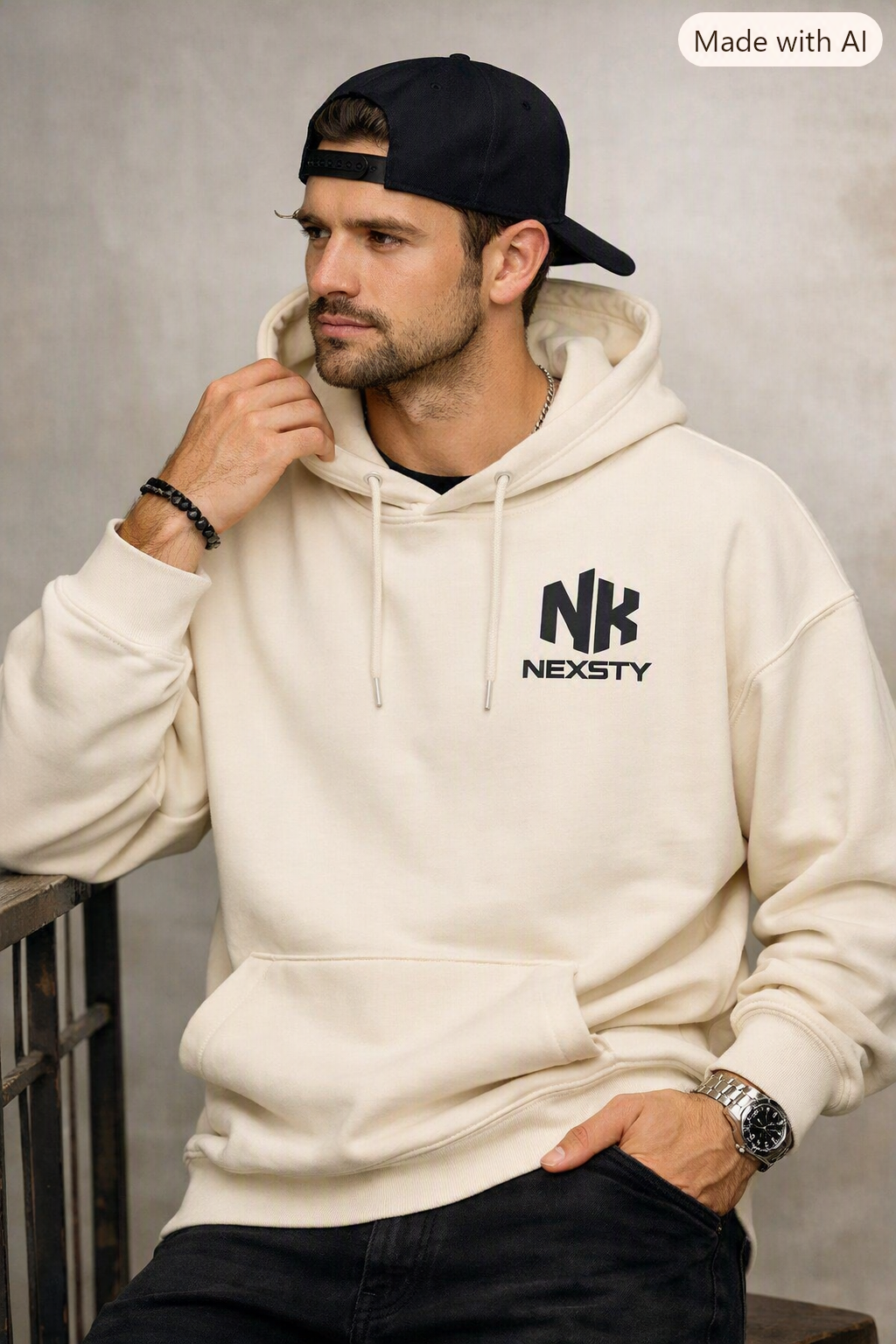SMILE Planetary Nebula Graphic Hoodie